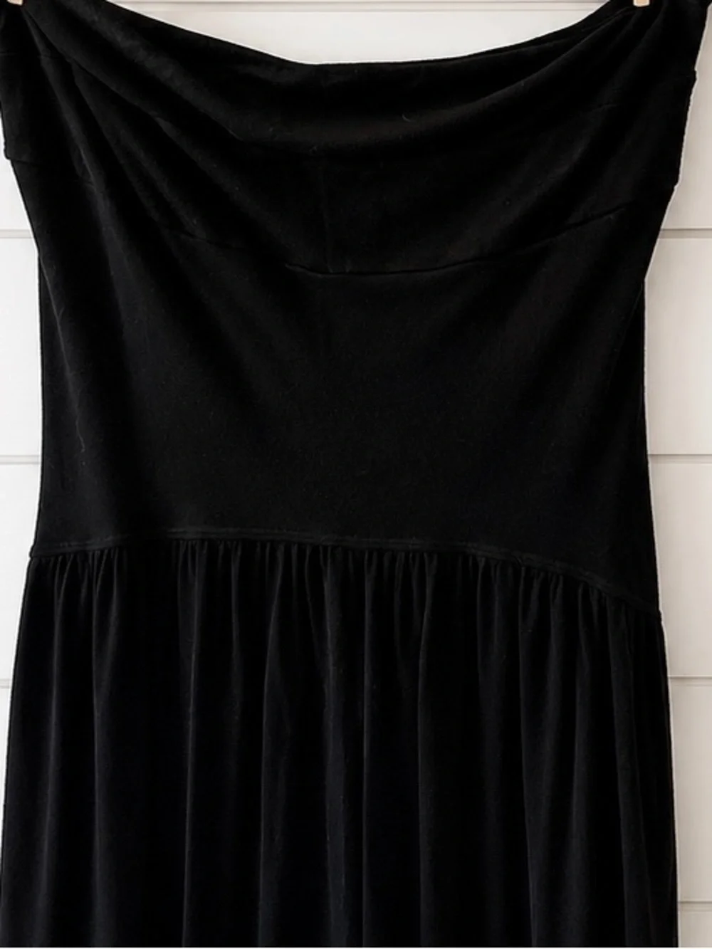 Free People Beach Strapless Black Jumpsuit